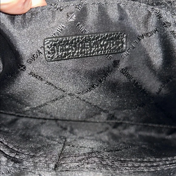 Michael Kors Black Textured Clutch - Picture 6 of 8